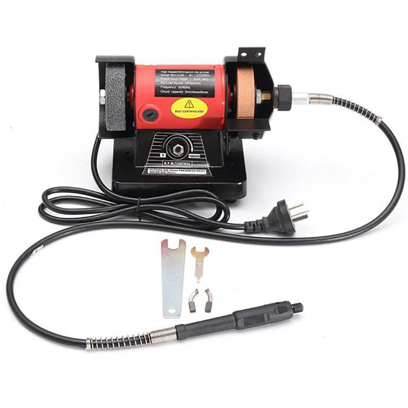 Mini Esmeril Retifica Chicote Flexível 110V 150W Gt618-1 - Lorben